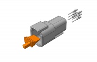Deutsch DTM04-6P Assembly Kit
